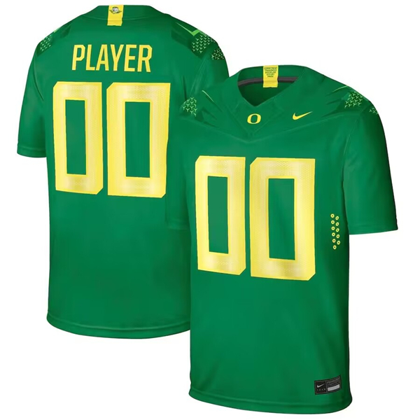 Men's Oregon Ducks Active Player Custom Green Stitched Football Jersey Men's Oregon Ducks Active Player Custom Green Stitched Football Jersey